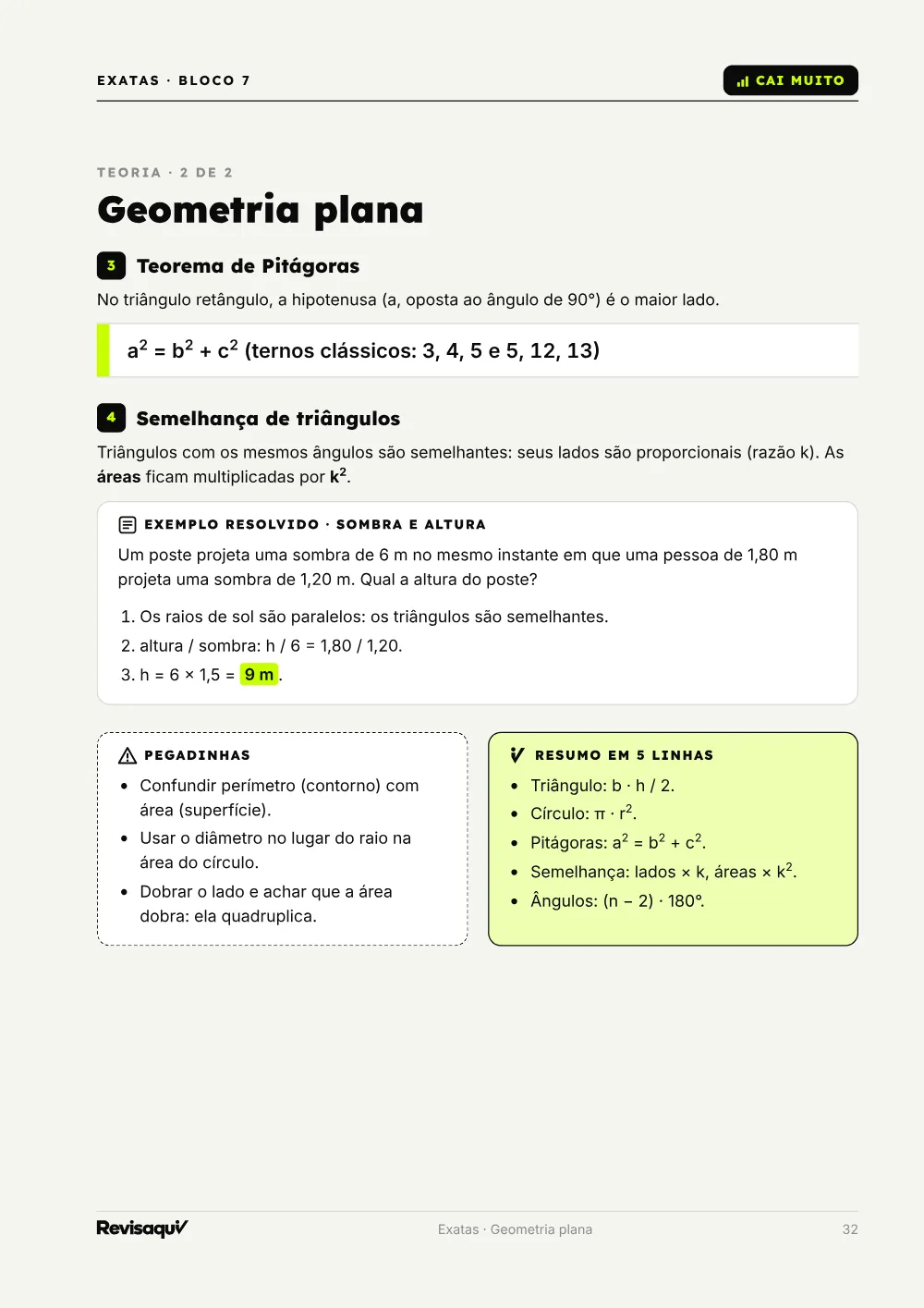 Exatas: página de pegadinhas